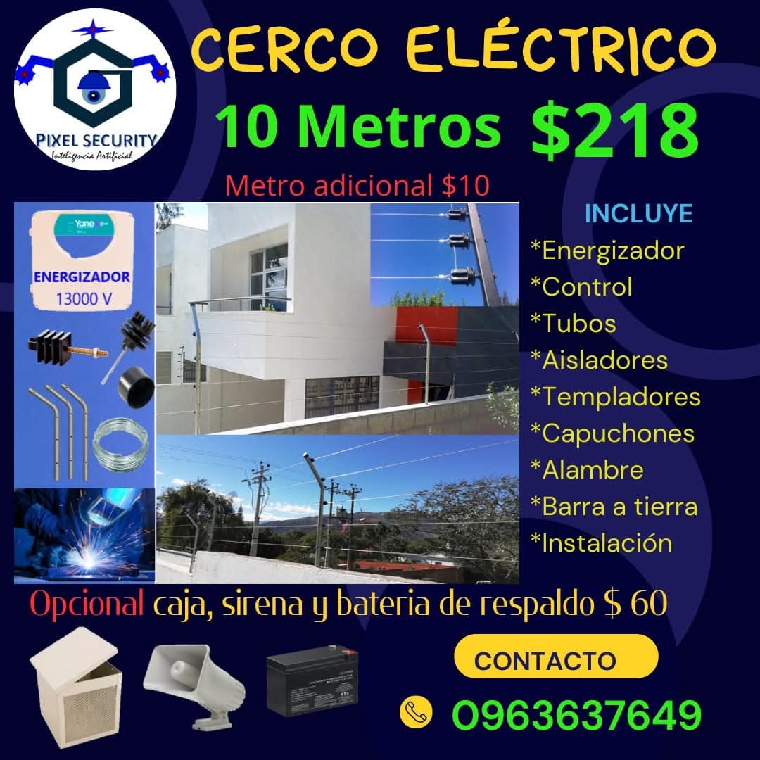 Cerco Eléctrico 10 M