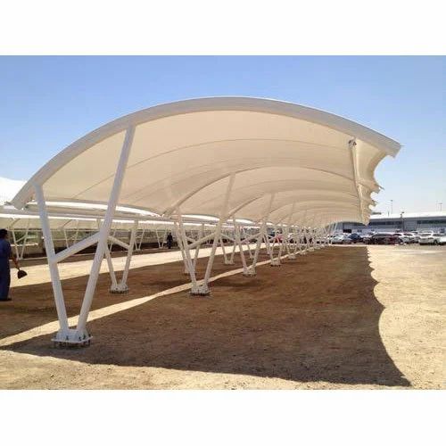 Permanent Car Parking Tensile Sheds - Durable Protection by Anant Kashi Decorative, Varanasi.