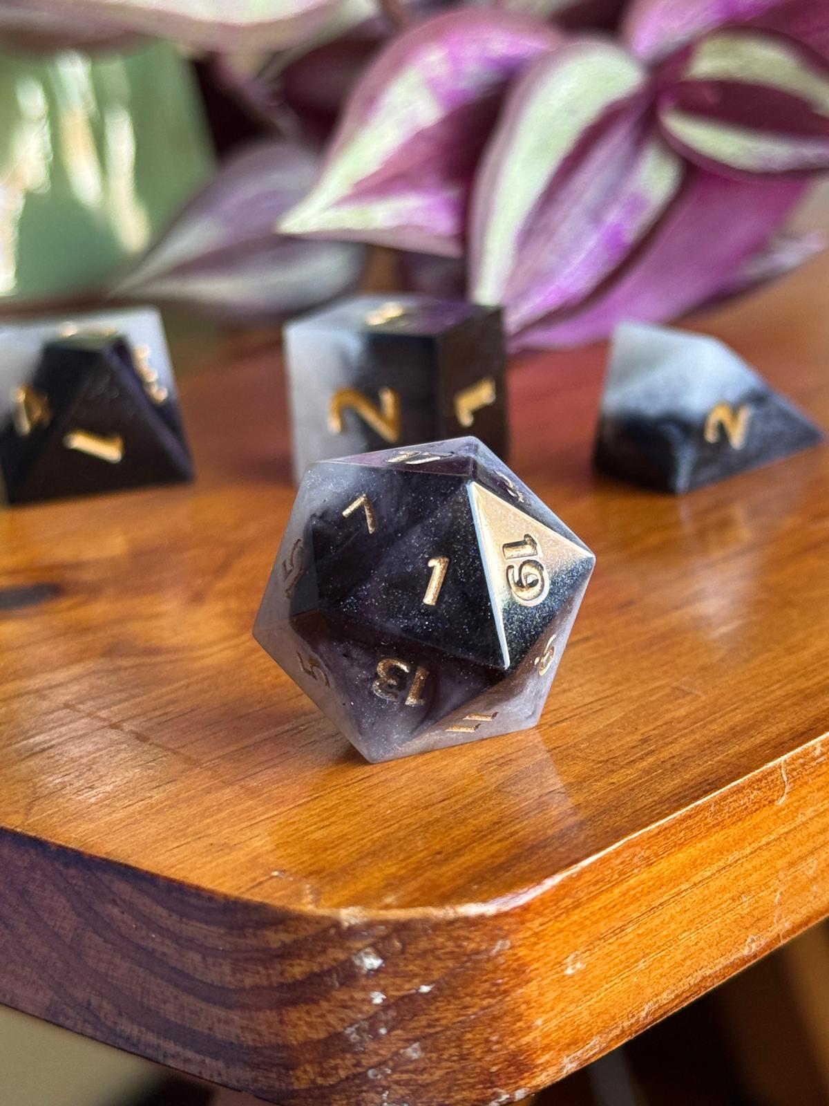 Dados sueltos Blanco y Negro