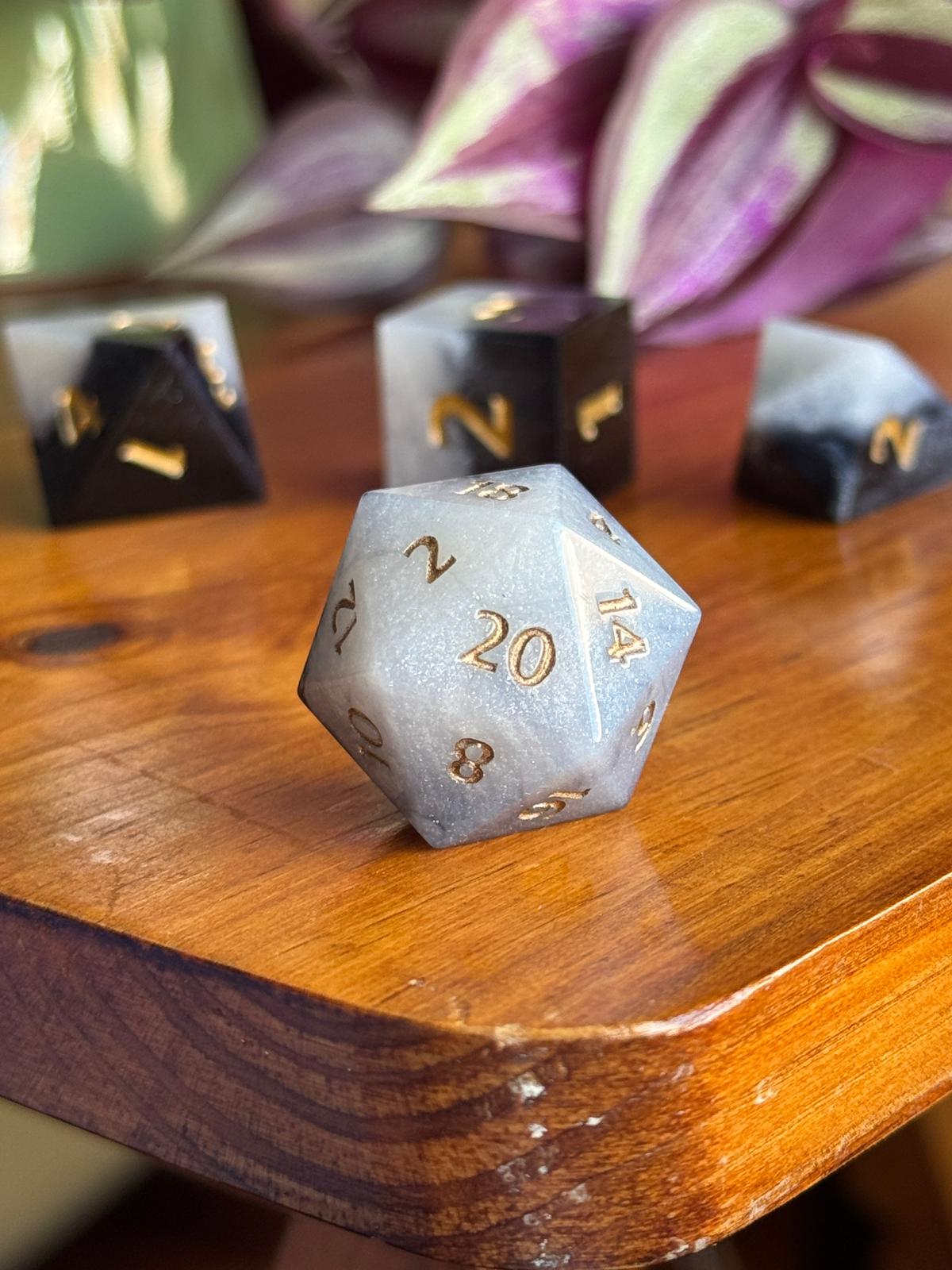 Dados sueltos Blanco y Negro