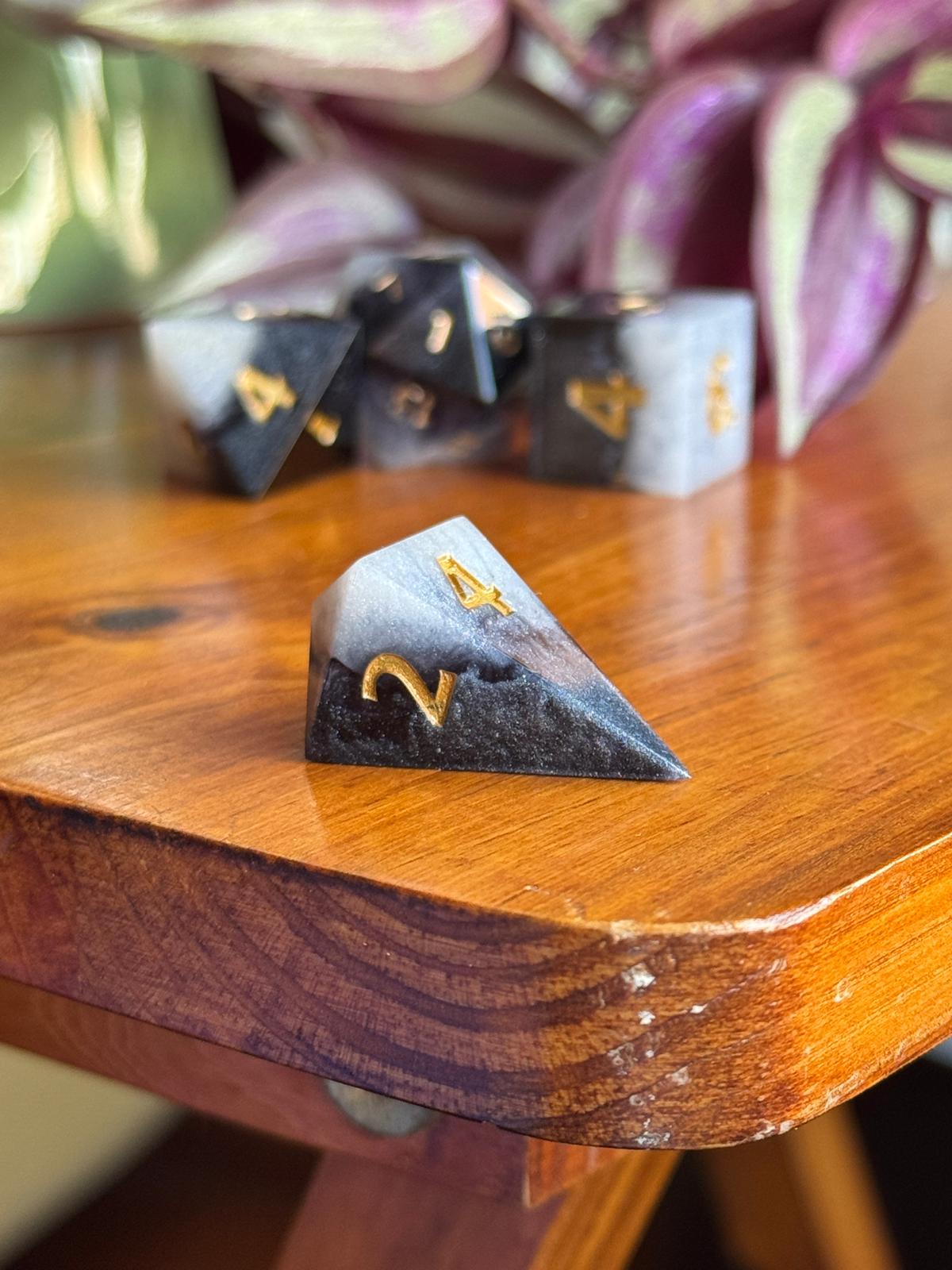 Dados sueltos Blanco y Negro