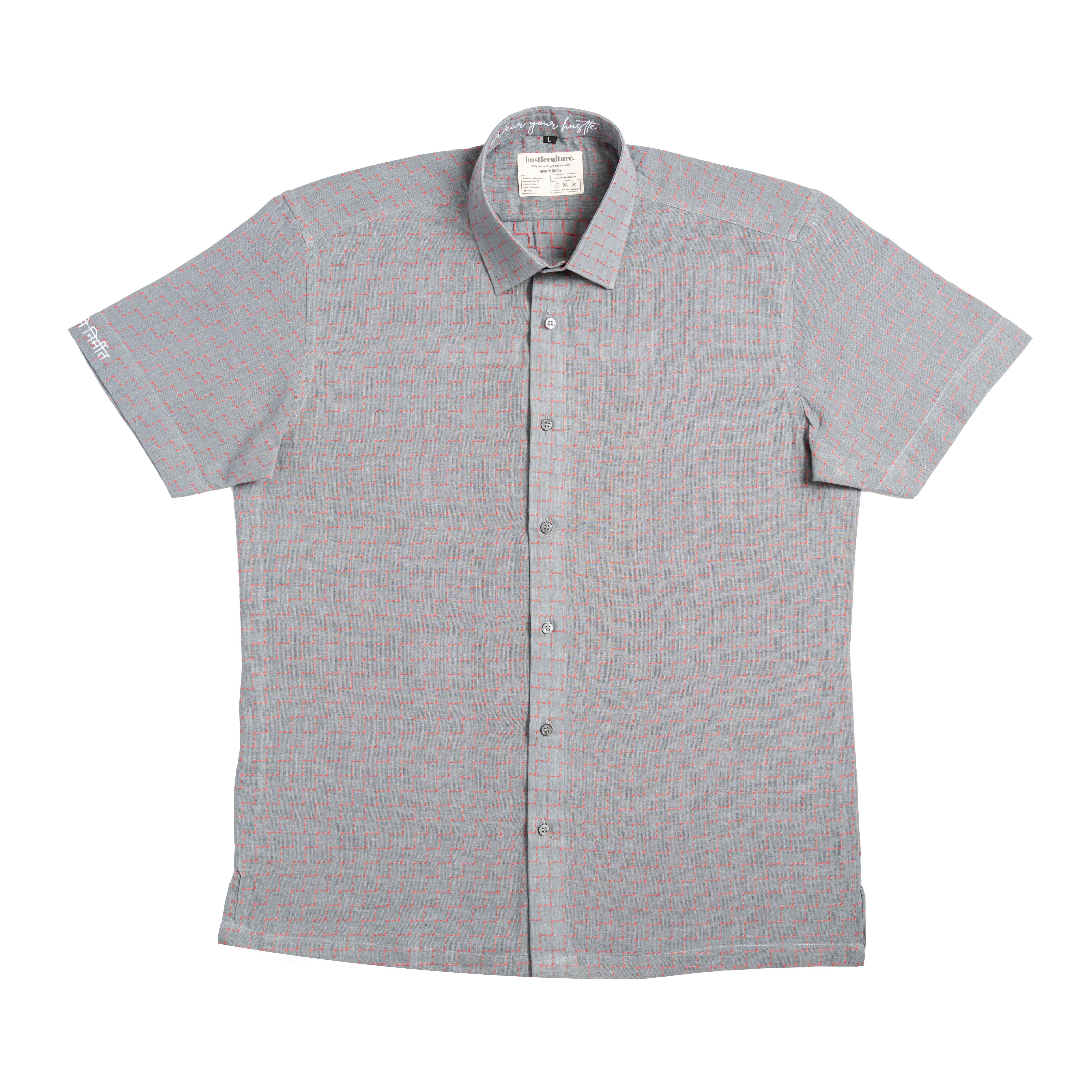 Blueish Grey Threadwork