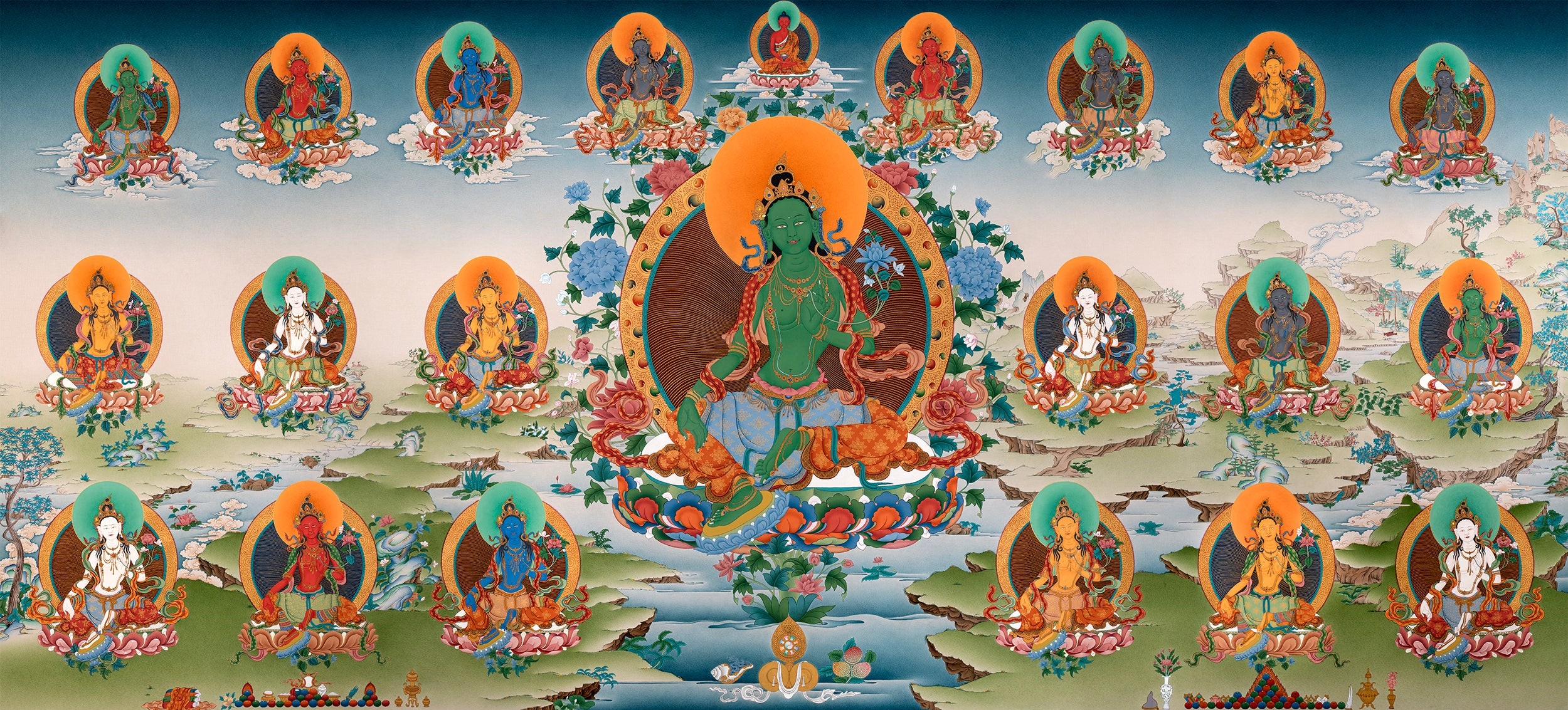 21 Tara Prayer | 21 Doa Tara | 二十一度母祈请文