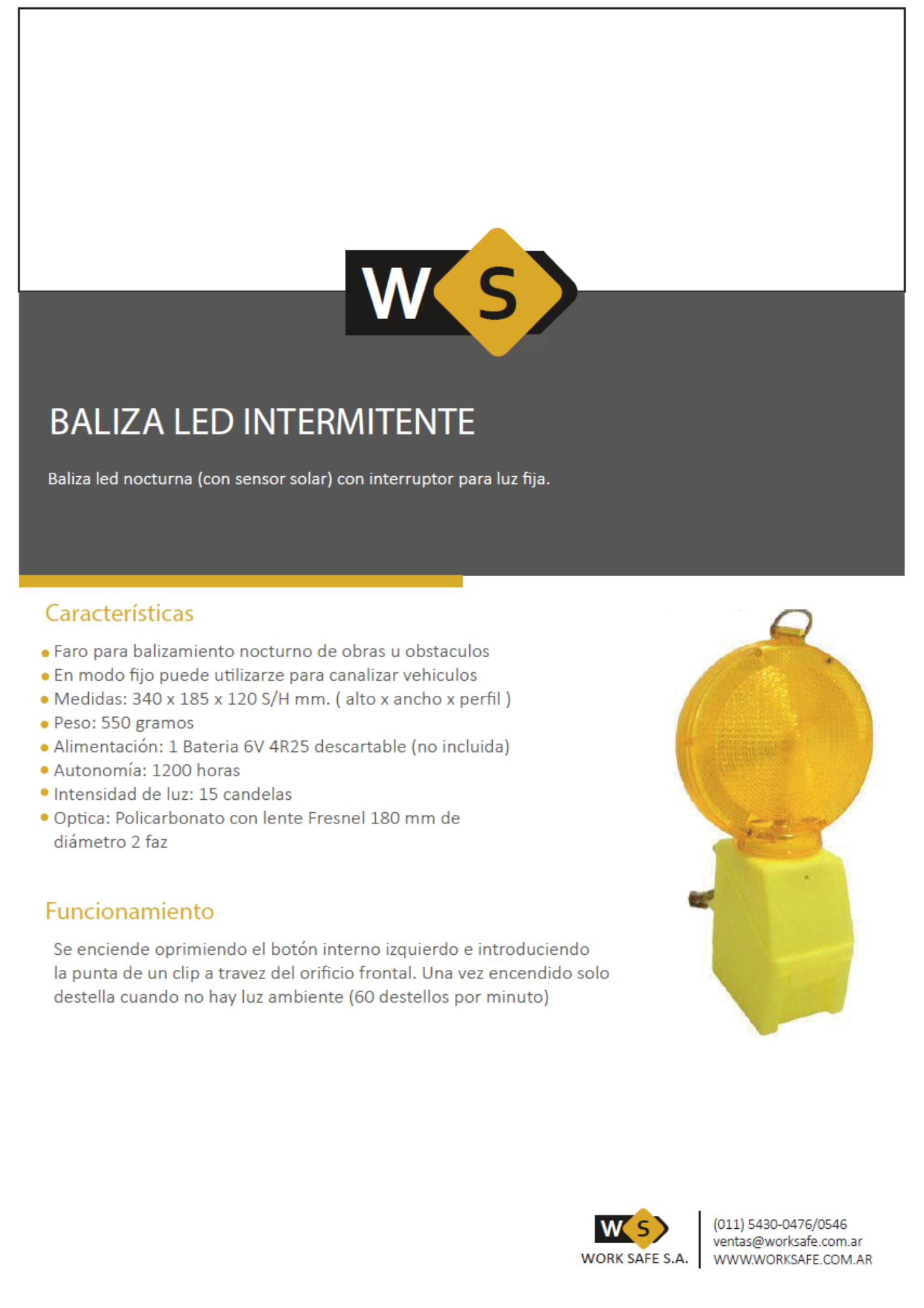 Baliza led doble faz - BALIBM9