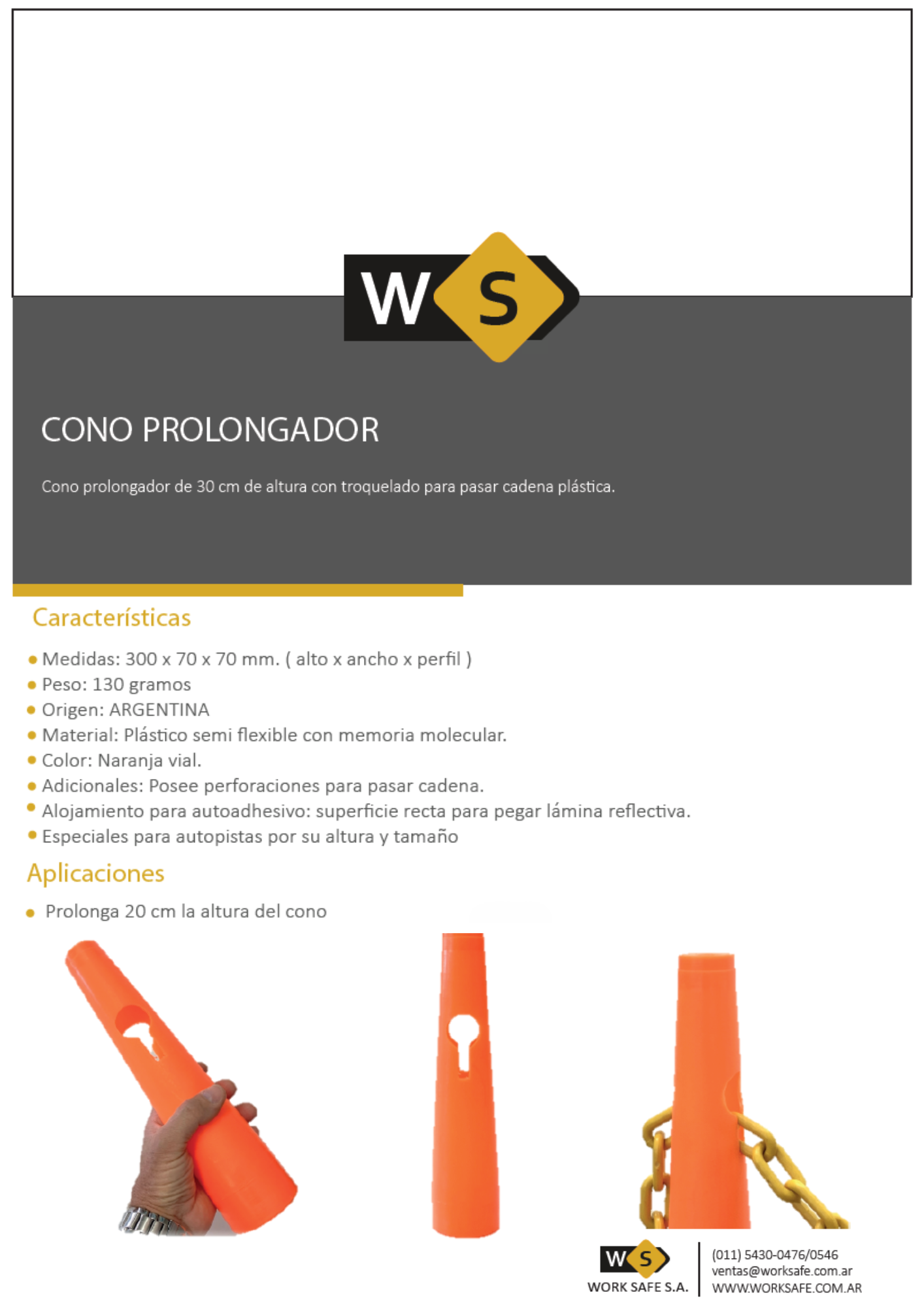 Cono prolongador - CONOPROL