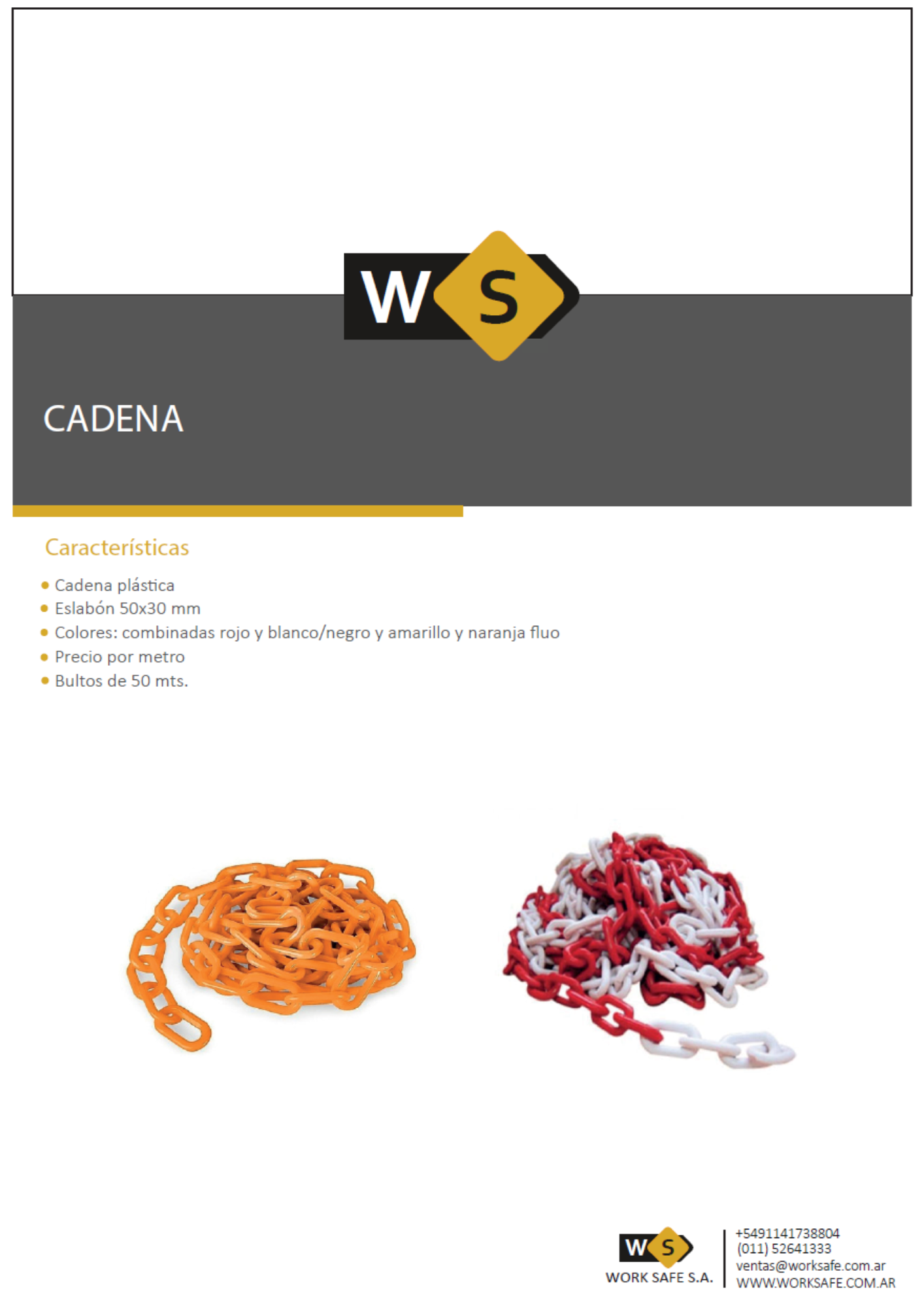 Cadena combinada - CADERYB
