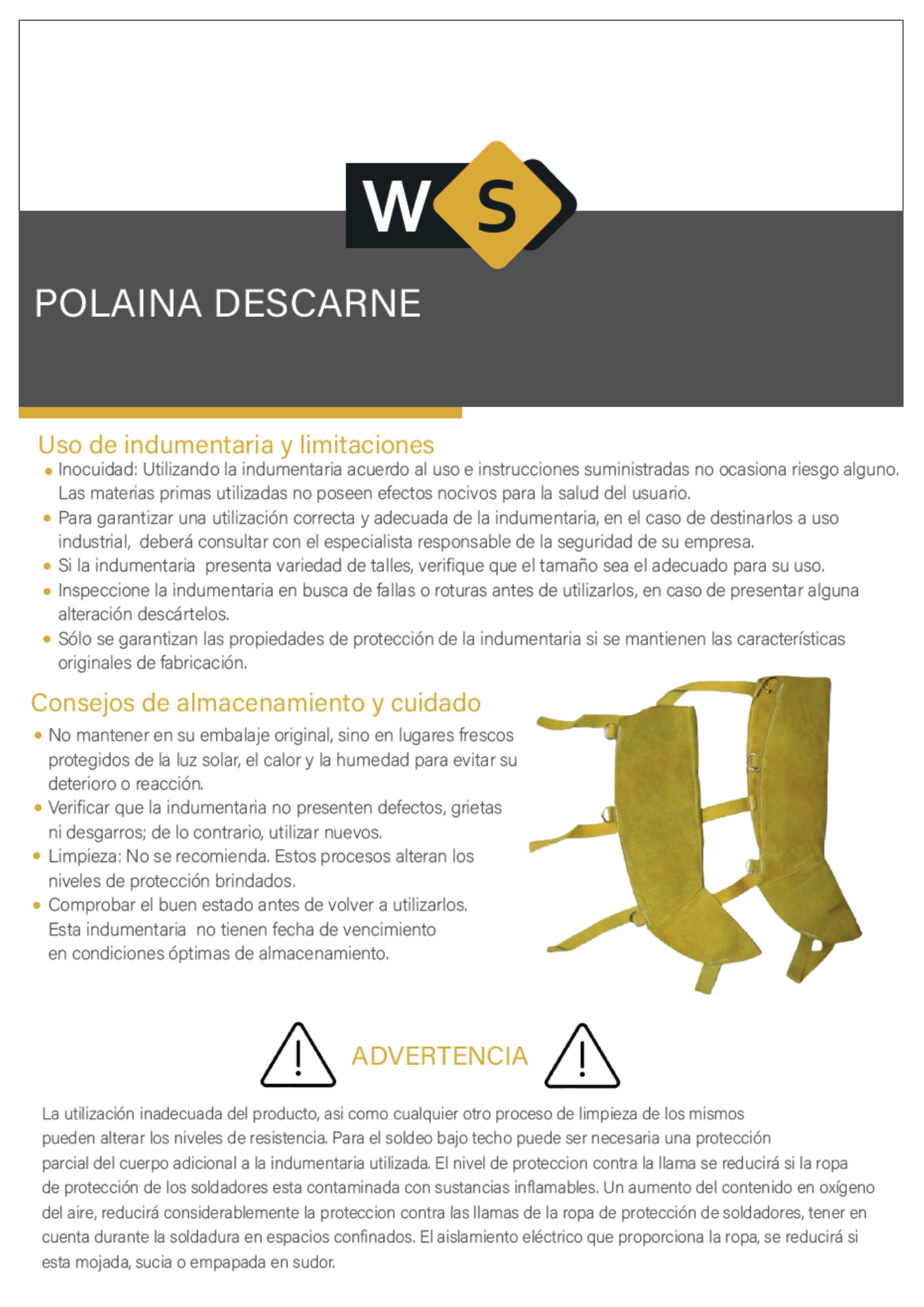Polaina descarne - POLAINADES