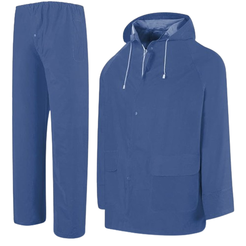 Traje de lluvia azul - TRIMPAZUCP
