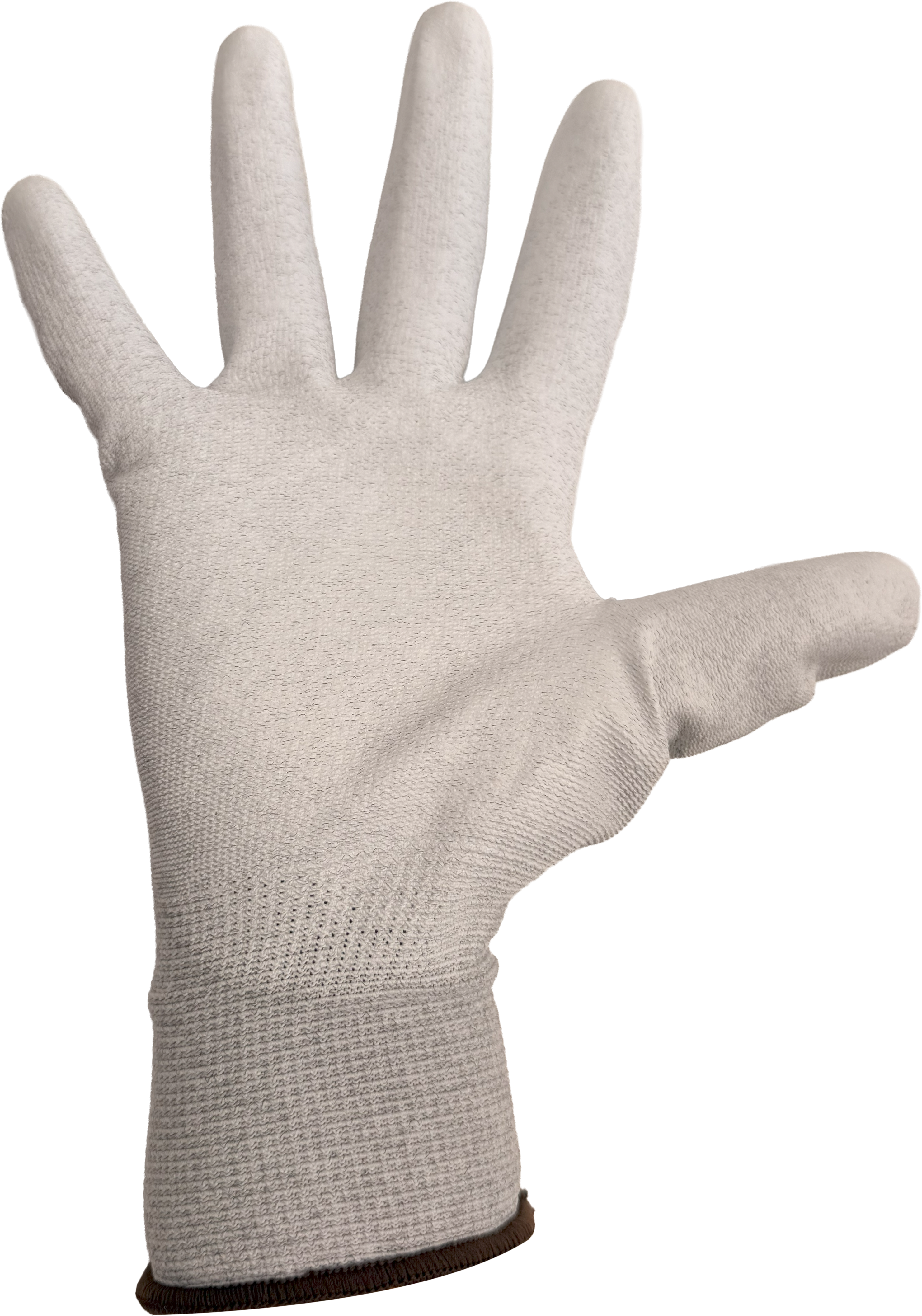 Guante antiestático,Poliéster y Carbono, baño PU - PU8101