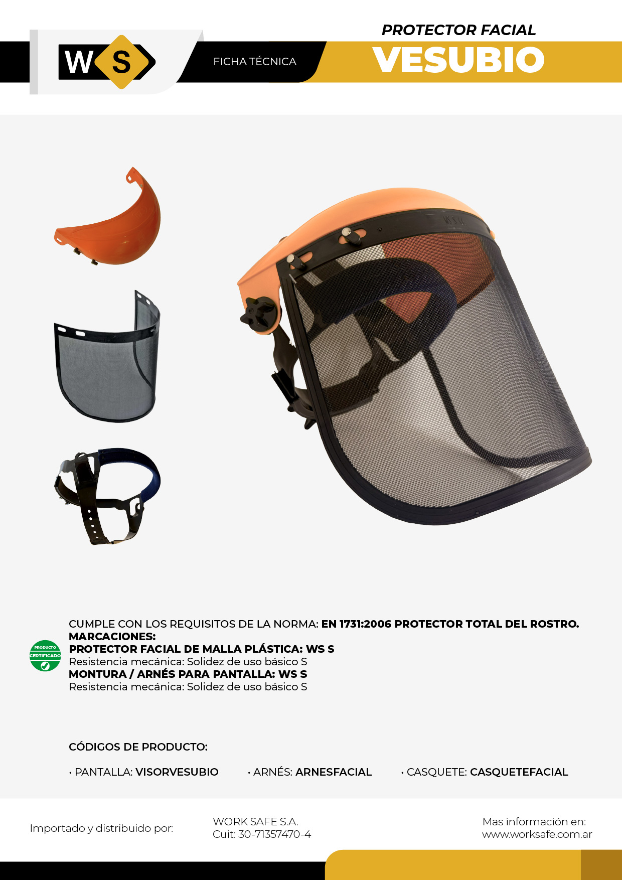 Protector Facial - VESUBIO