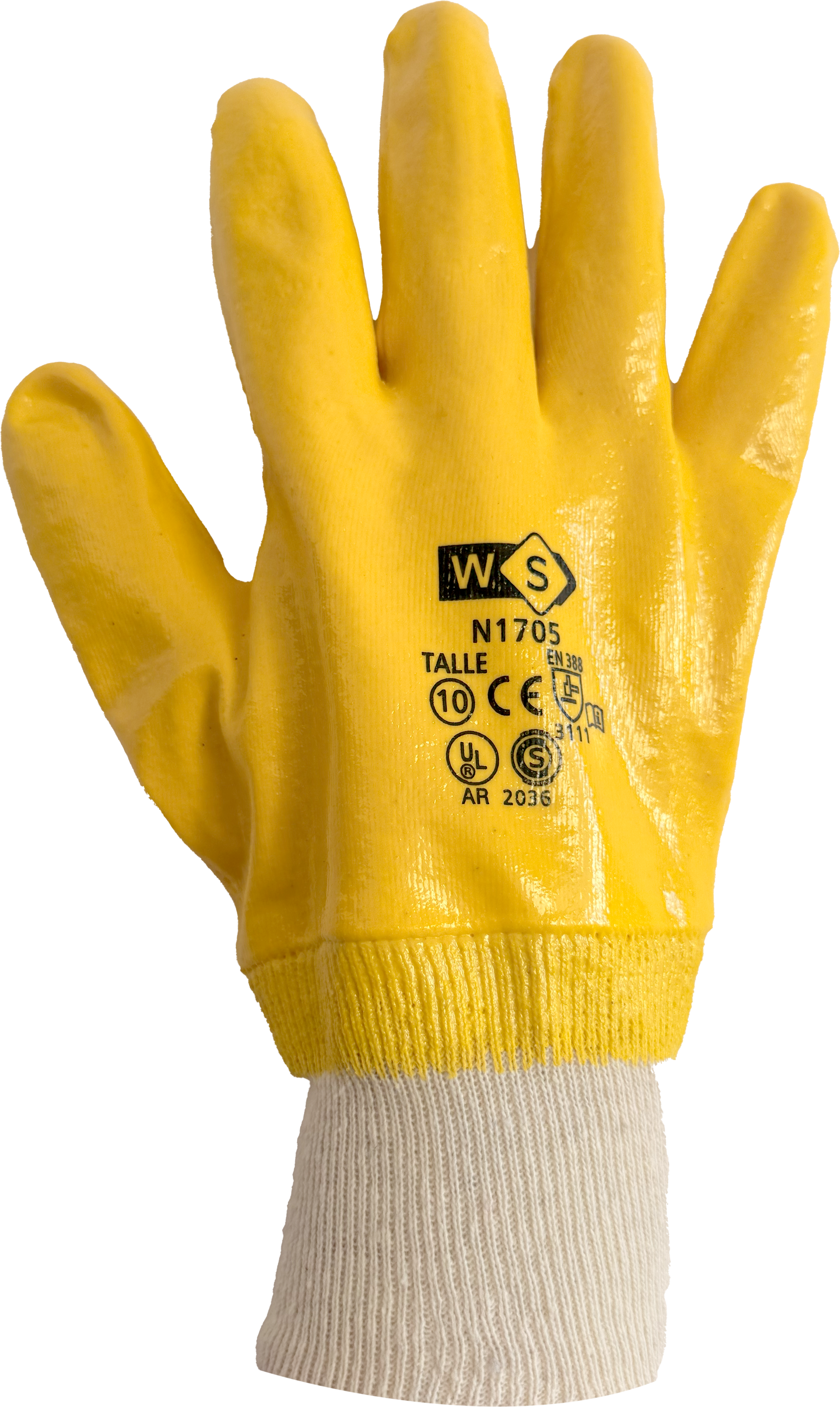 Guante Nitrilo amarillo - N1705