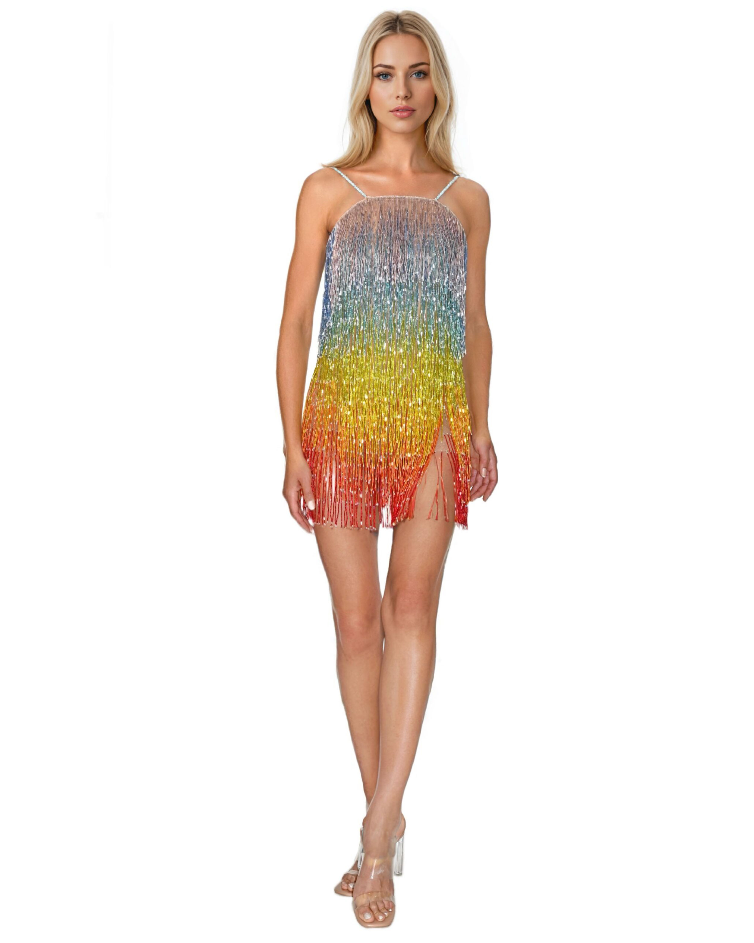 Iris Technicolor Dress