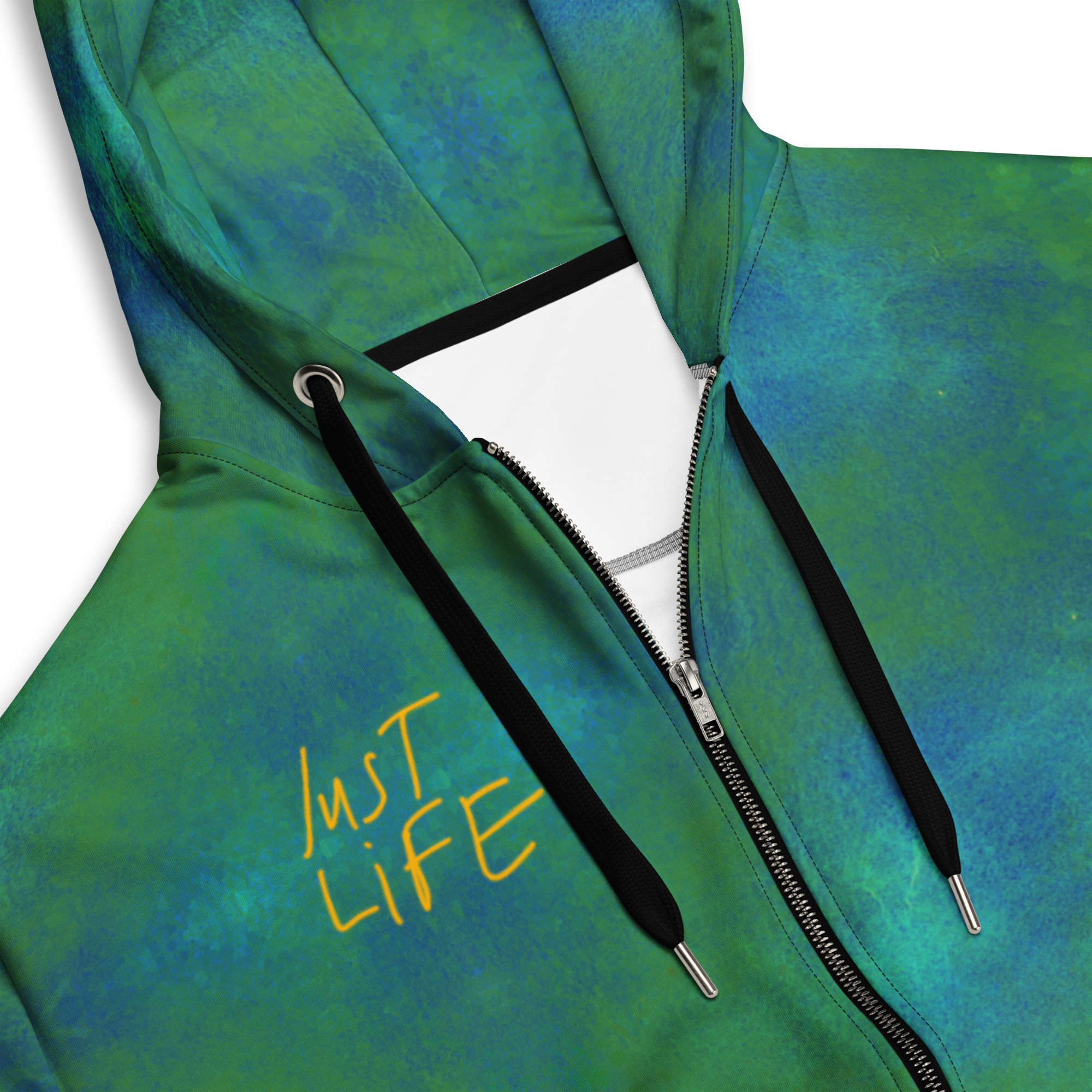 "Just Life V2" Zip Hoodie