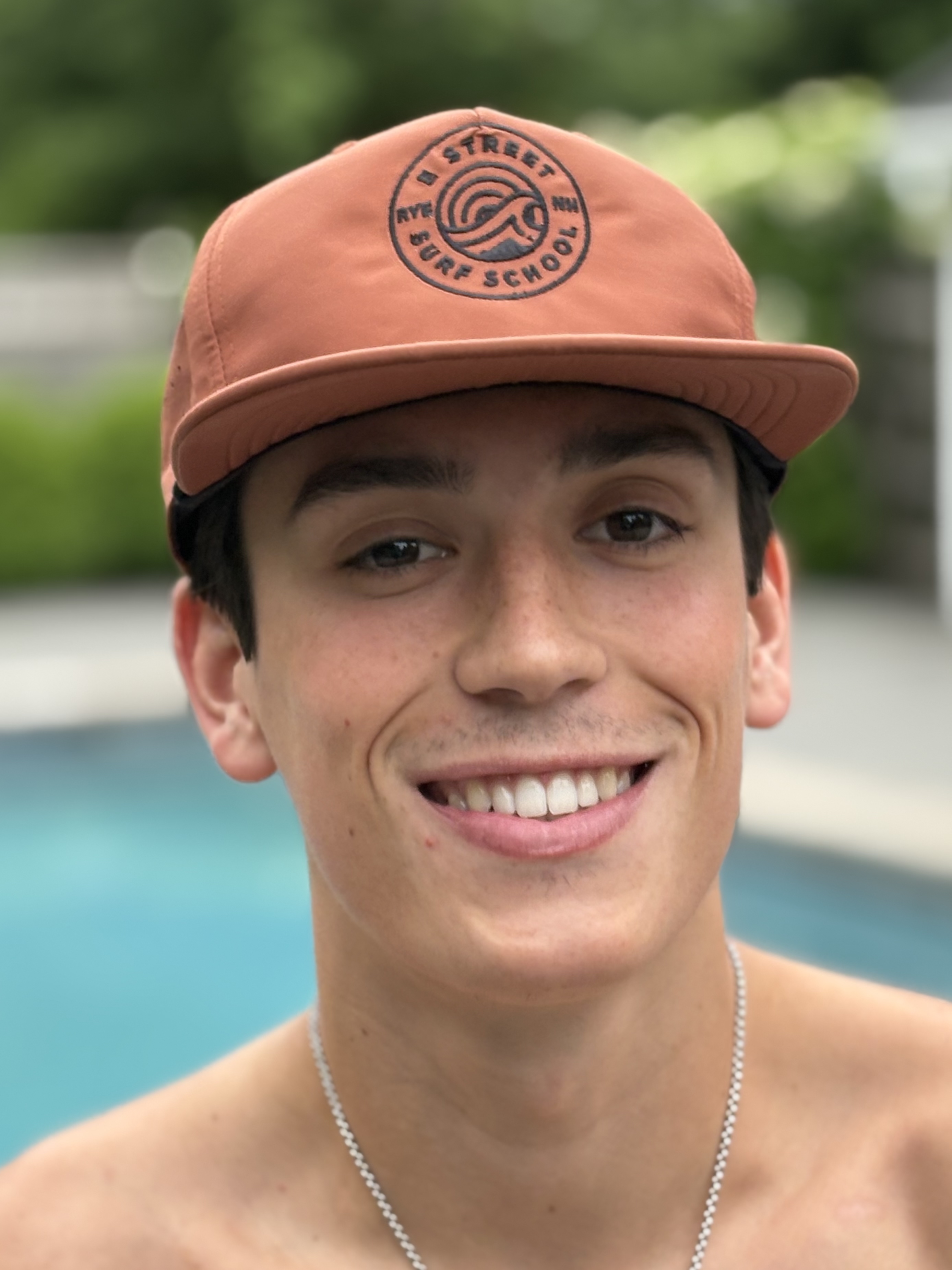 Rope Flat Brim Hat Snapback (Copper/Black)