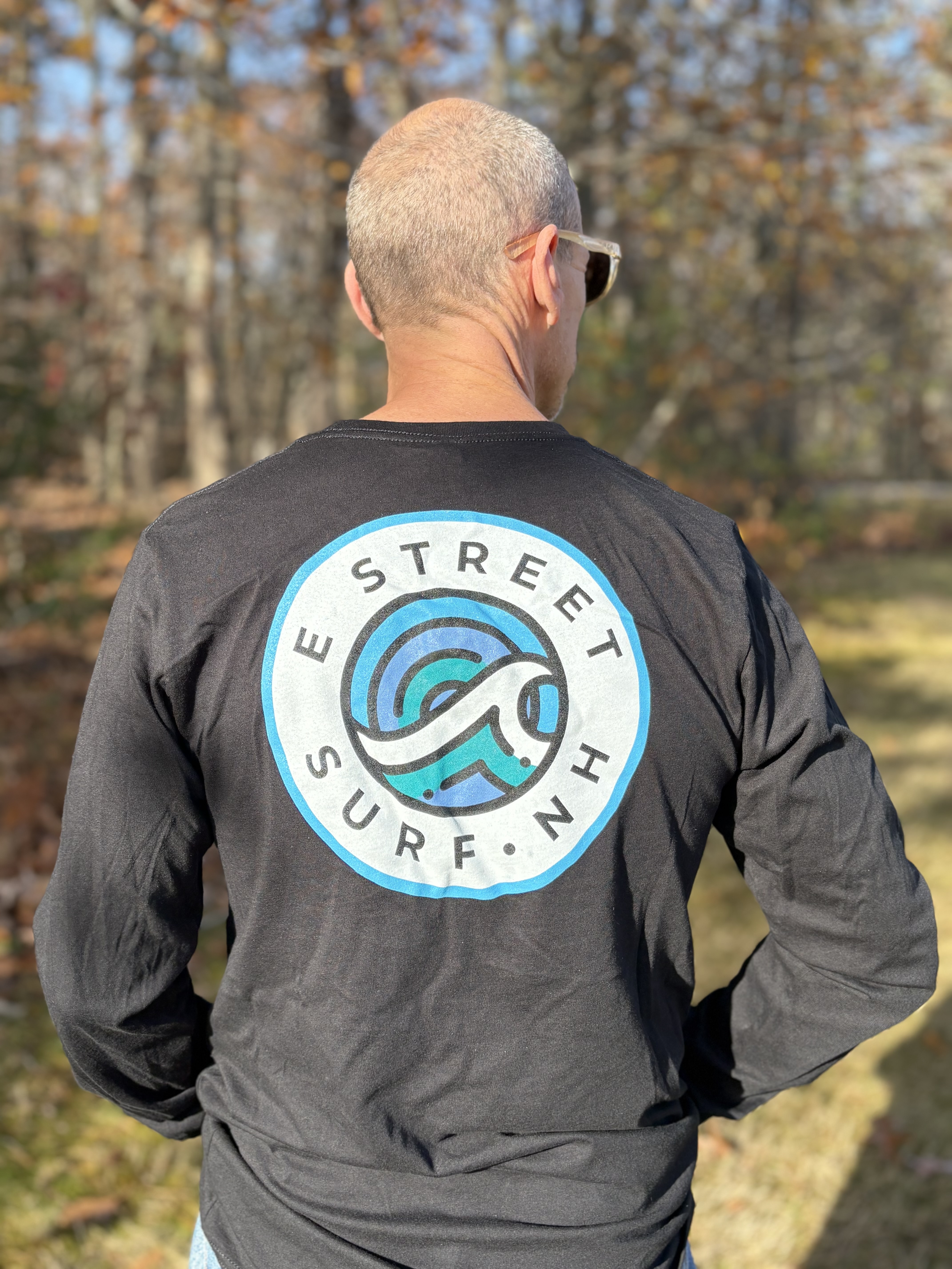E Street Surf NH Black Long Sleeve Shirt
