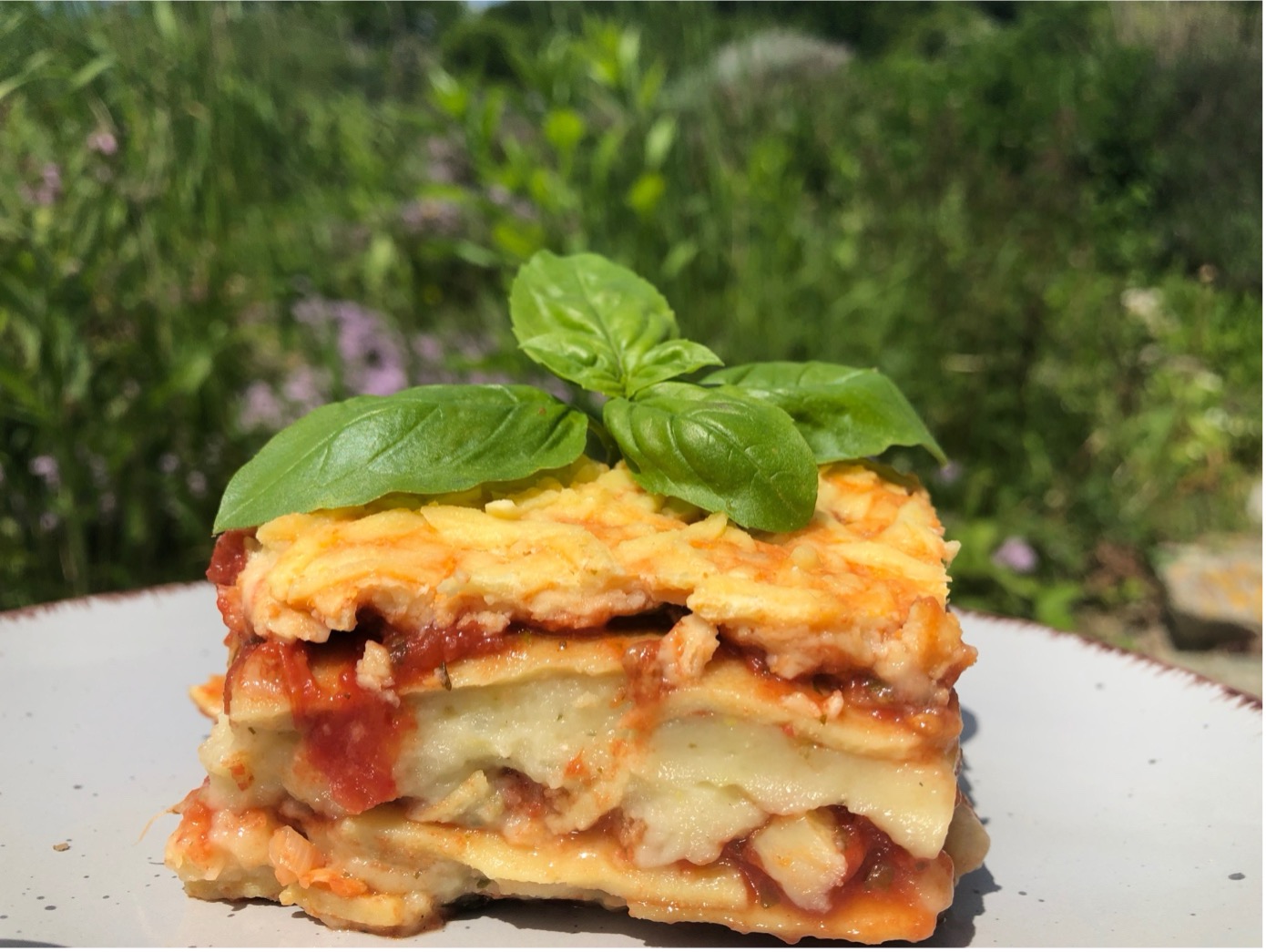 Vegane und glutenfreie Lasagne