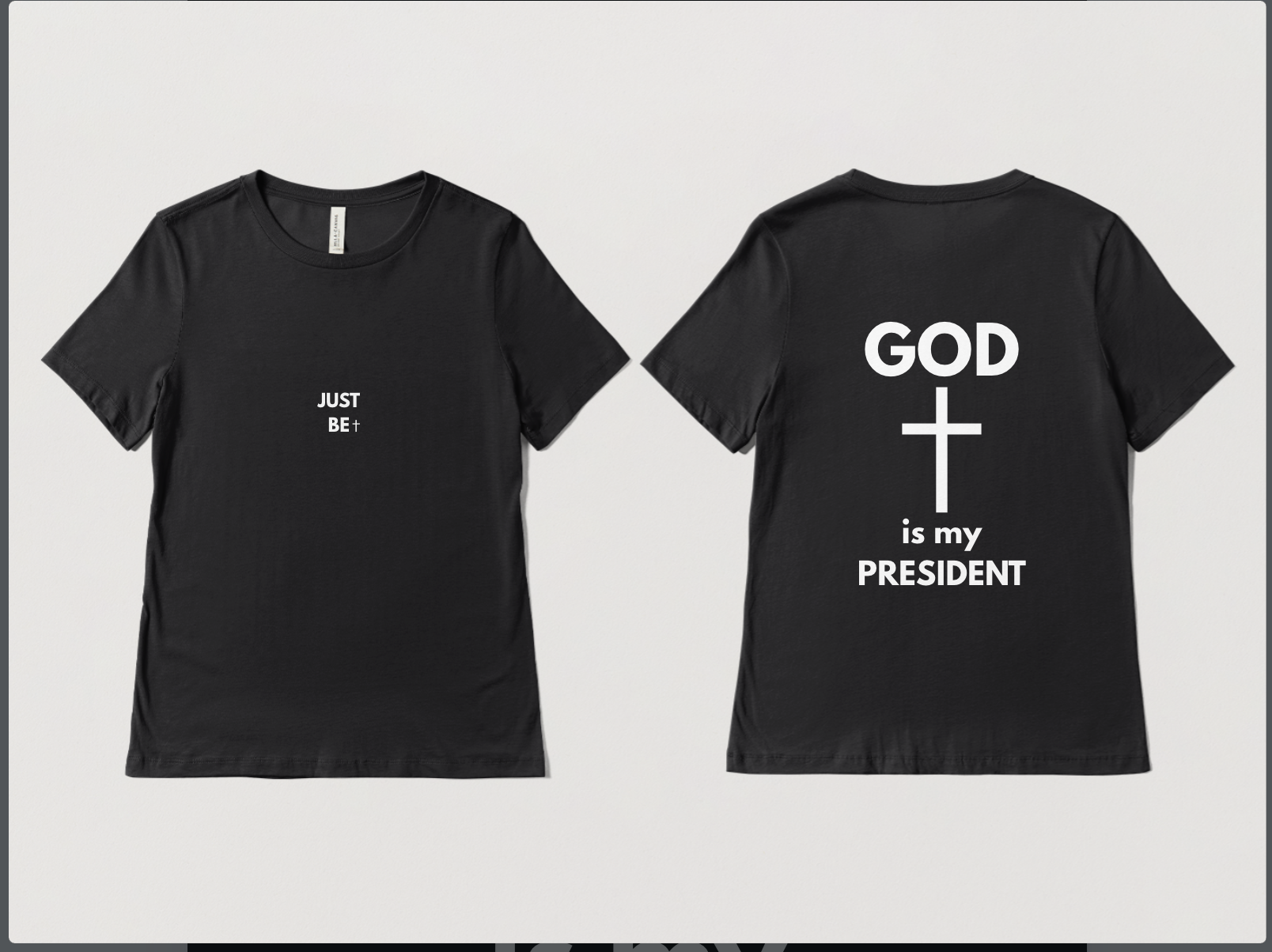 God is My President Oversized Tshirt