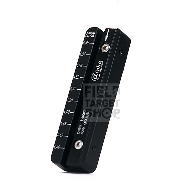 Pellet head size gauge