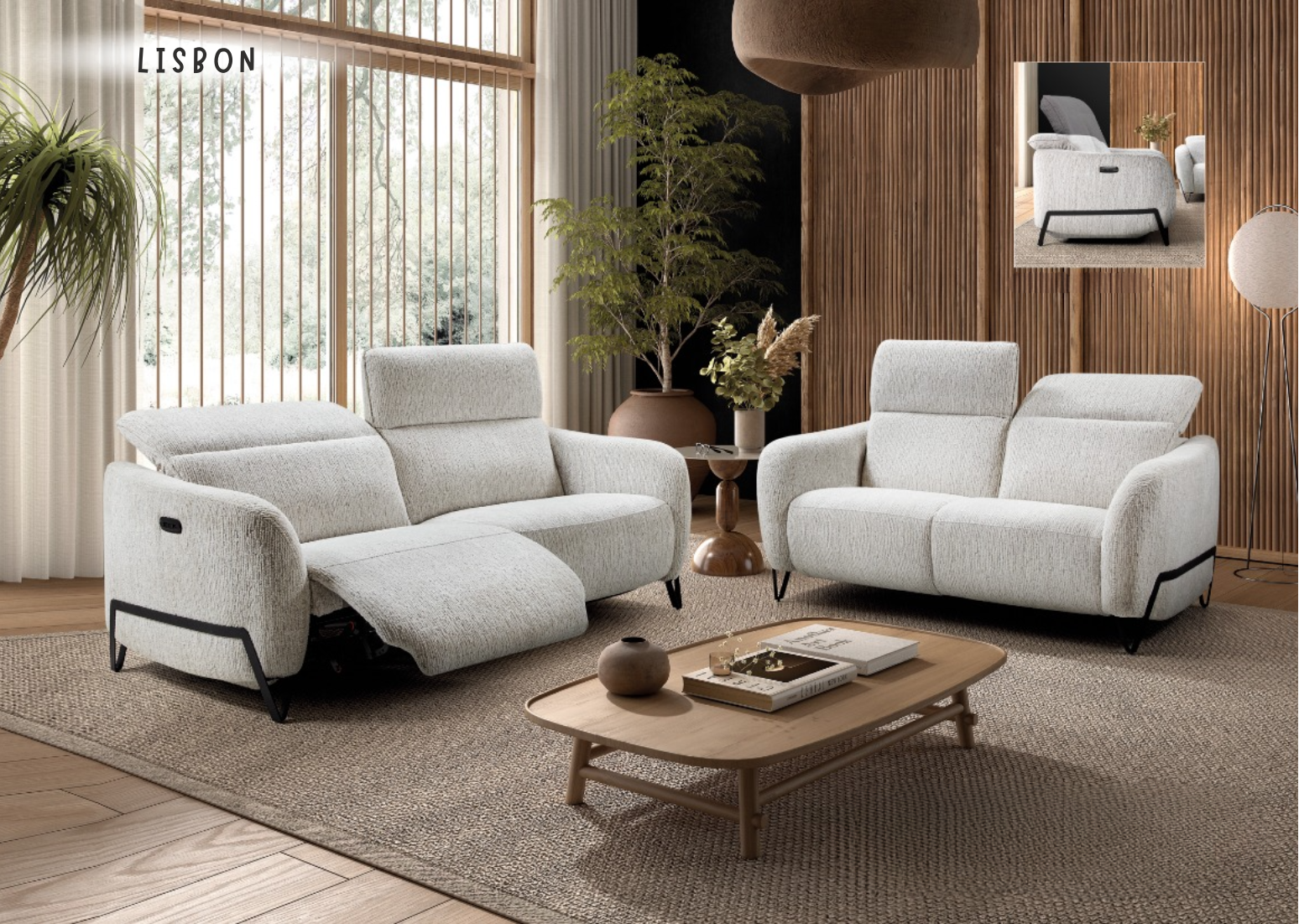 Lisbon - Salon Relax Électrique / Salon Fixe / Fauteuil 