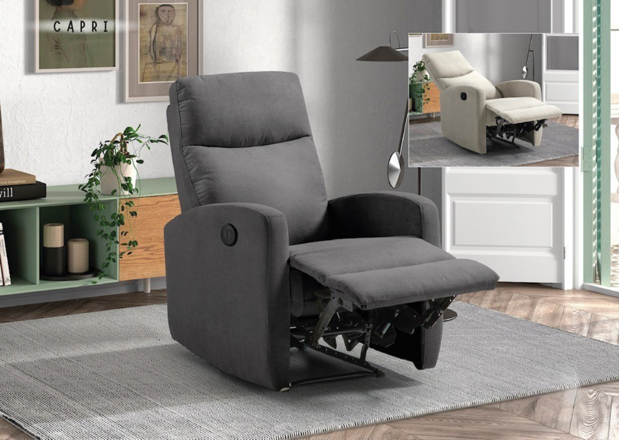 Capri - Fauteuil Relax Électrique ou Manuel 