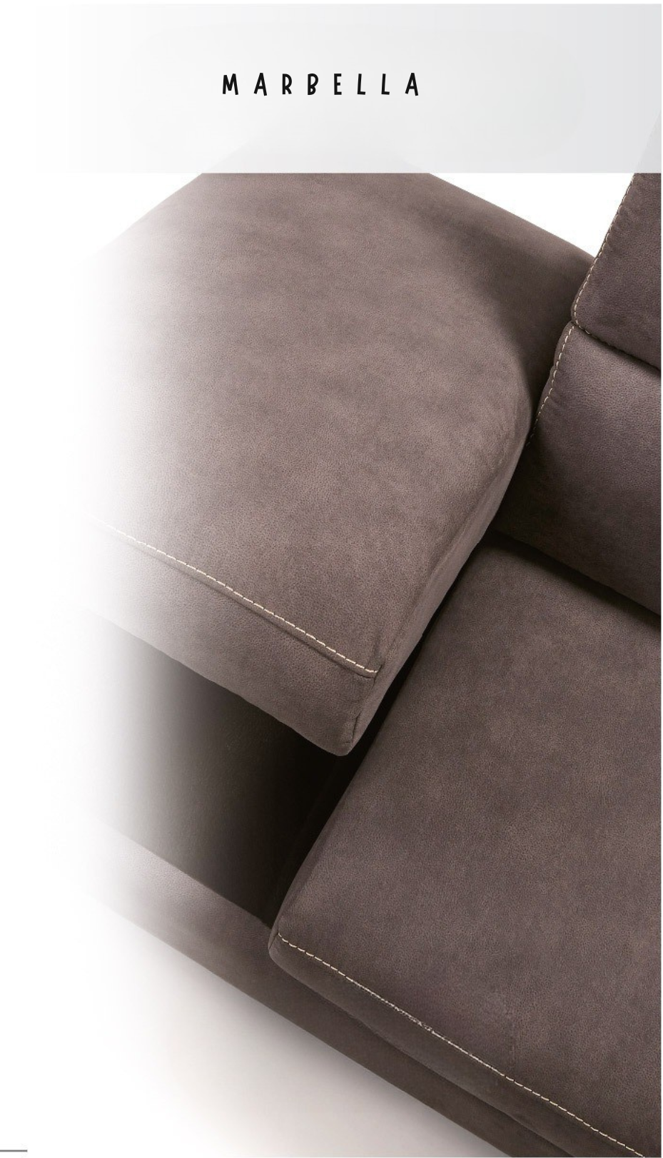 Marbella - Salon d'Angle avec Relax Électrique + Coffre 