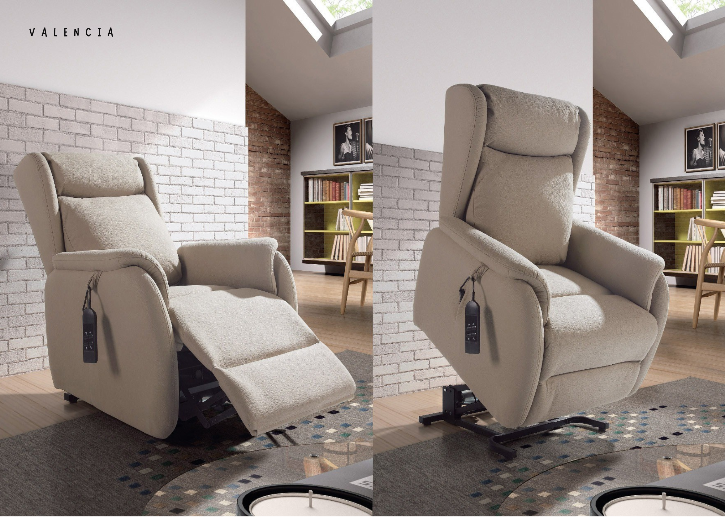 Valencia - Fauteuil Relax Électrique & Releveur 