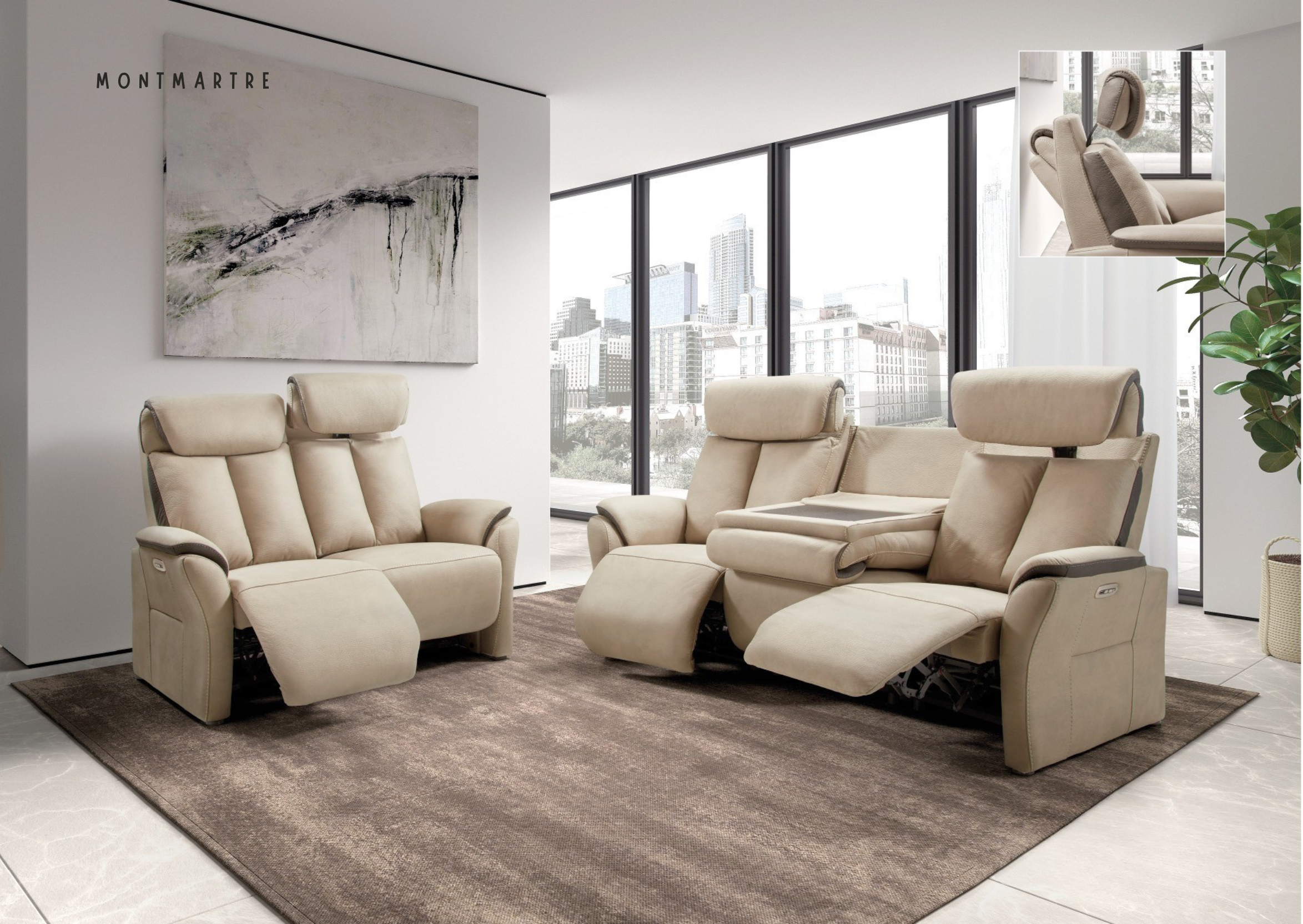 Montmartre - Salon Relax Électrique / Salon Fixe / Fauteuil