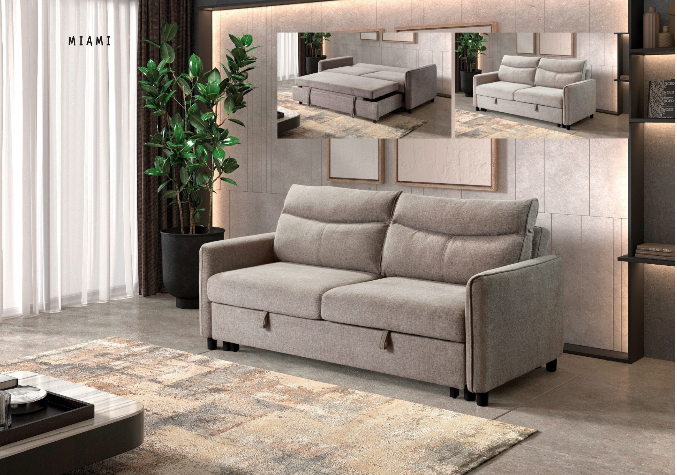 Miami - Canapé avec Fonction Lit 