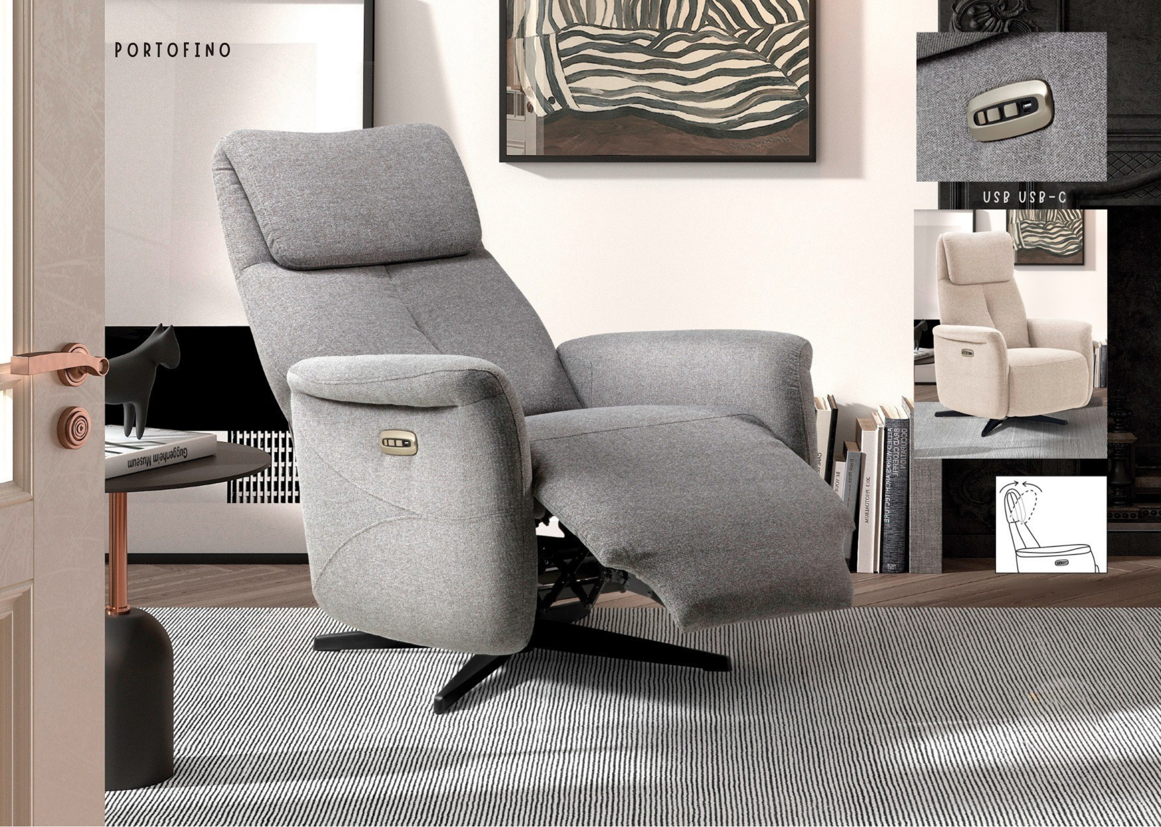 Portofino - Fauteuil Relax Électrique 