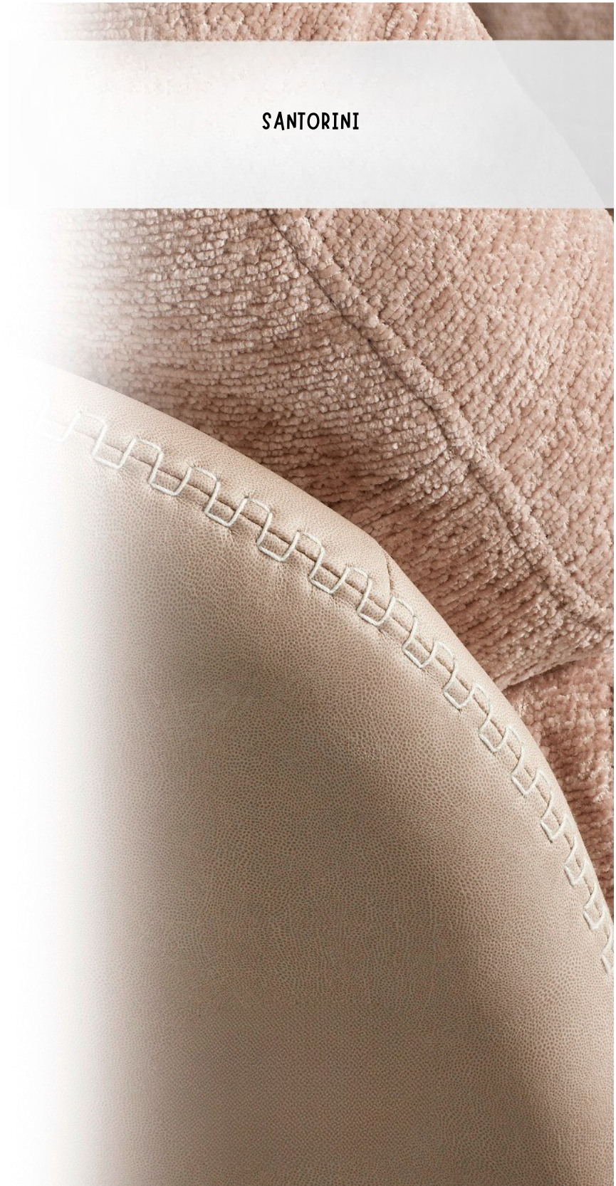 Santorini - Fauteuil Pivotant & Balancier + Pouf 