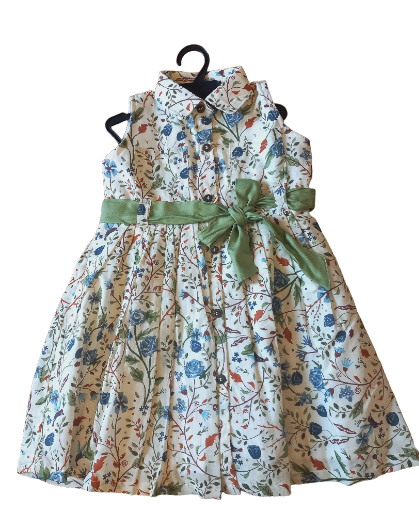 Floral Dress for Girls Code: (KC00129) Size :2-3 years