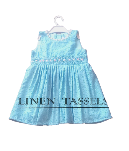 Children's Embroidered Dress (Code: KC00152) Size: 2-3 years
