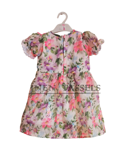 Floral Dress (Code: KC00153) Size: 2-3 years