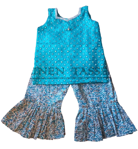 Traditional Embellished Dress (Code: KS00137) Size: 2-3 years