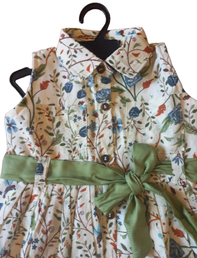 Floral Dress for Girls Code: (KC00129) Size :2-3 years