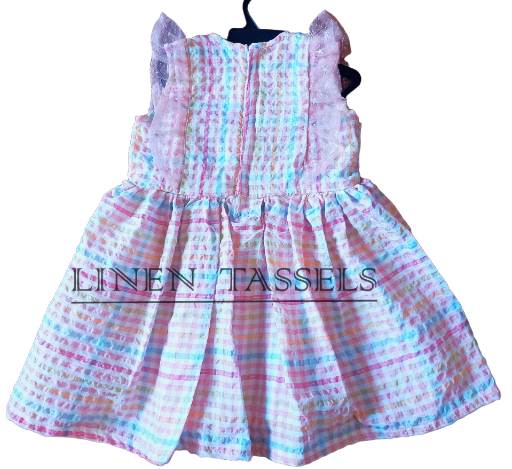 Girls' Floral Dress (Code: KC00132) Size: 1-2 years