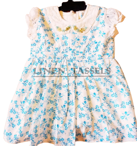 Floral Baby Dress (Code: KC00133) Size: 1-2 years
