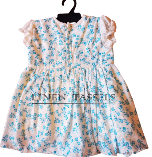 Floral Baby Dress (Code: KC00133) Size: 1-2 years