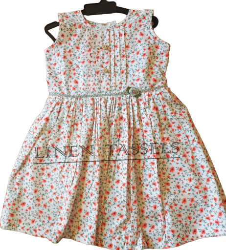 Floral Print Dress (Code: KC00134) Size: 2-3 years