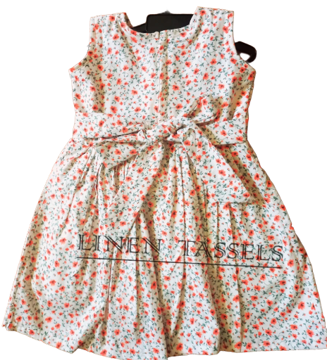 Floral Print Dress (Code: KC00134) Size: 2-3 years