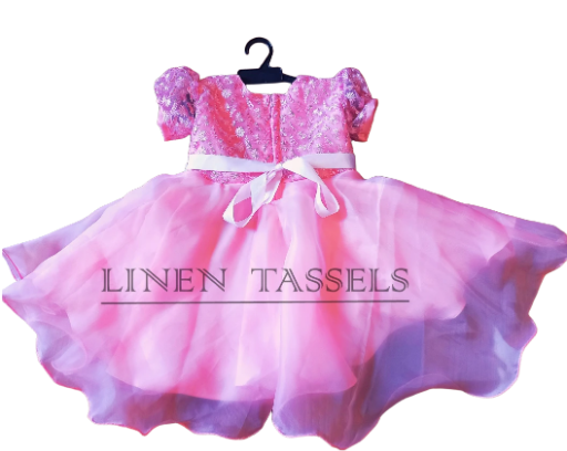 Pink Toddler Party wear dress (Code: KP00127) Size: 2-3 years