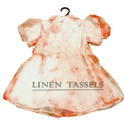 Floral Girls' Dress (Code: KP00143) Size: 1-2 years