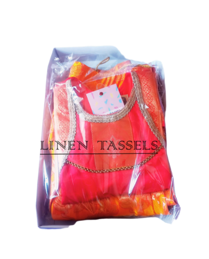 Traditional Baby Dress Pattu Pavadai (Code: KP00151) Size: 6-7 years