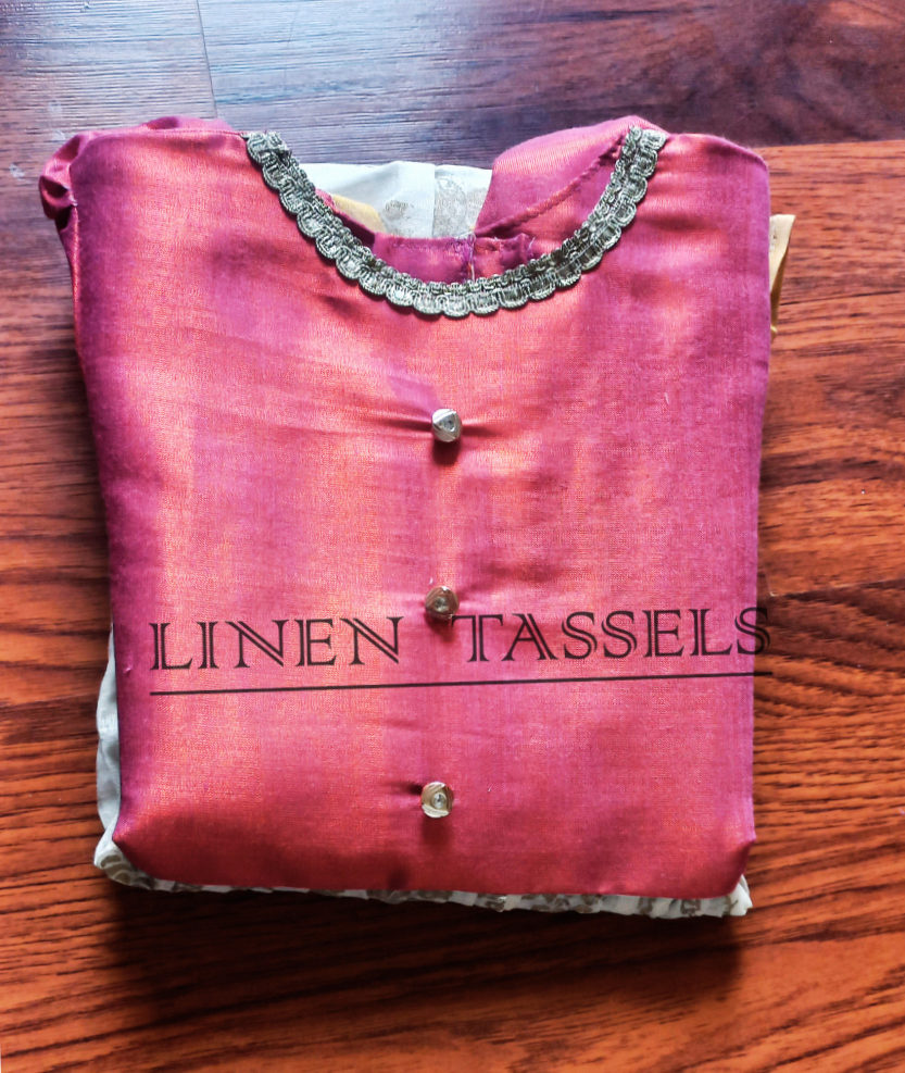 Kids ethnic party wear frock (Code:KC00169) Size: 6-7 years