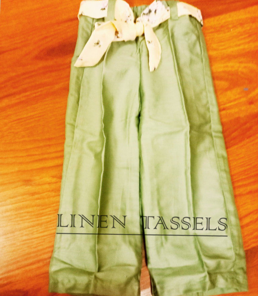 Girls’ Floral Ruffle Top and Pants Set (Code: KS00136) Size: 1-2years