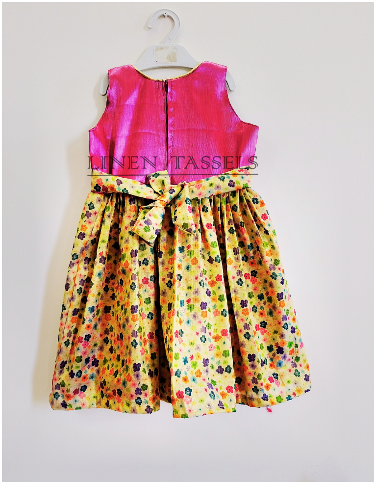Embroidered Sleeveless Dress(Code:KP00200) Size: 3-4years