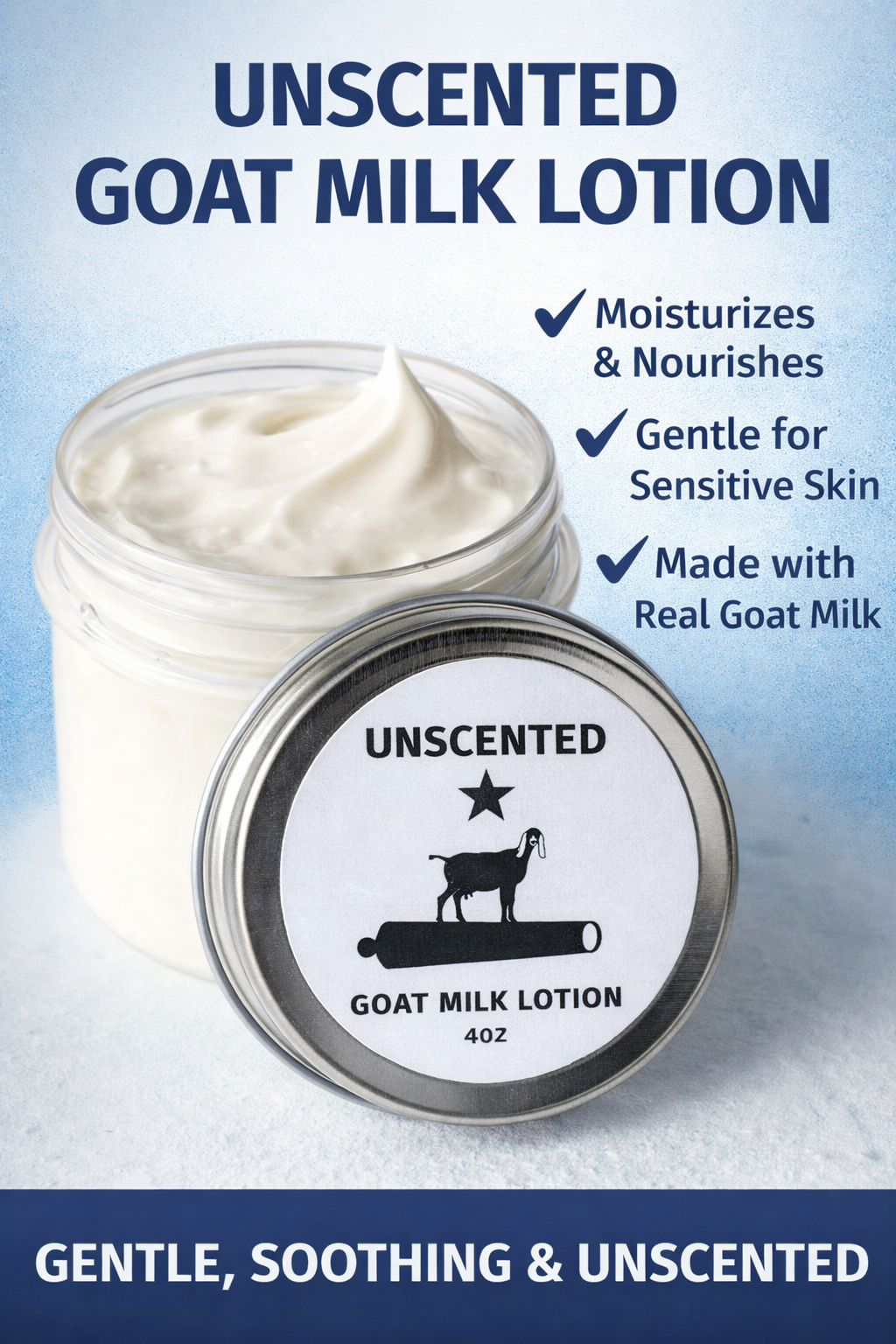 Unscented Goat Milk Lotion