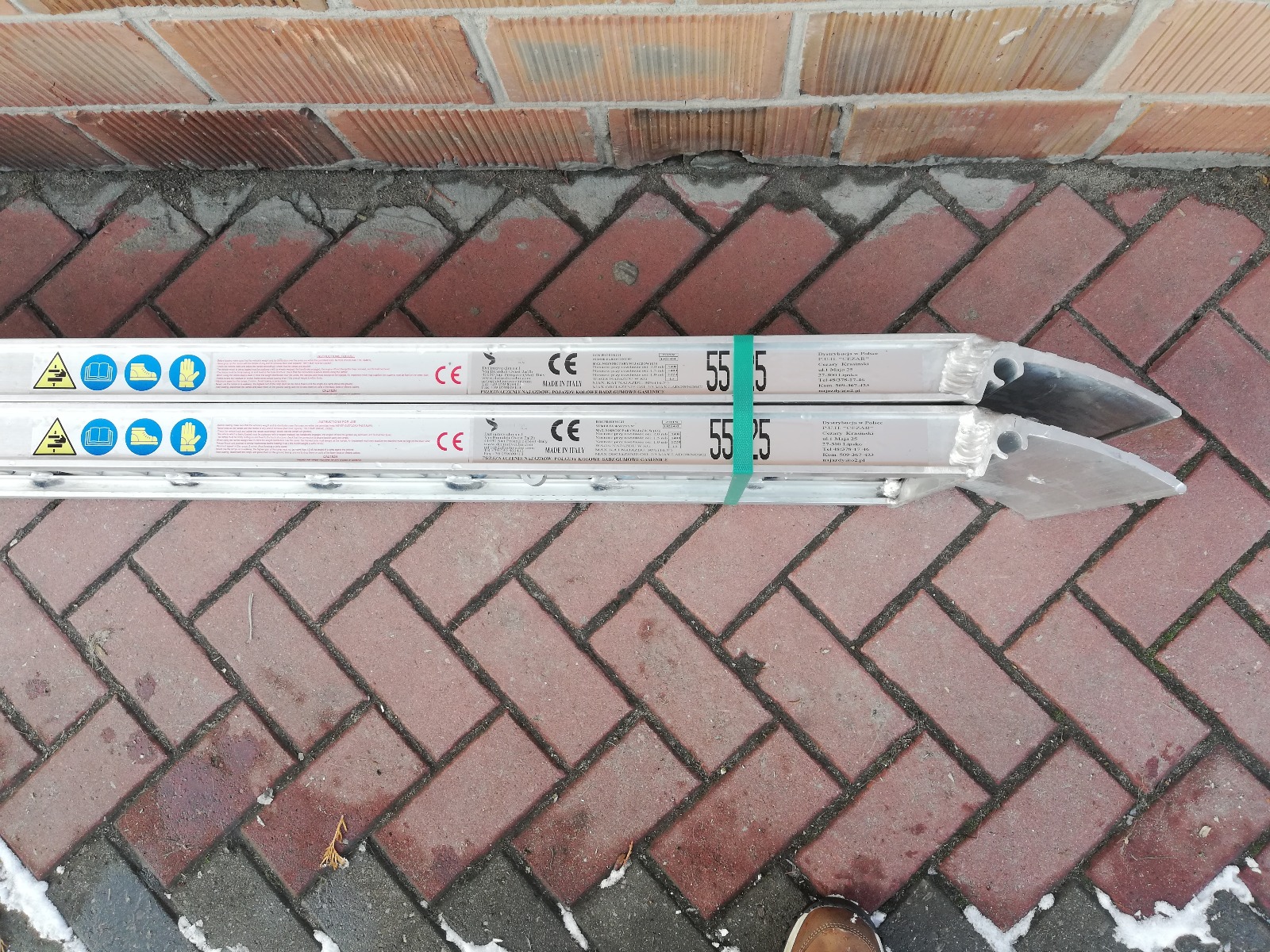 Aluminium Ramps - L - 3m/Payload - 950kg/W - 40cm