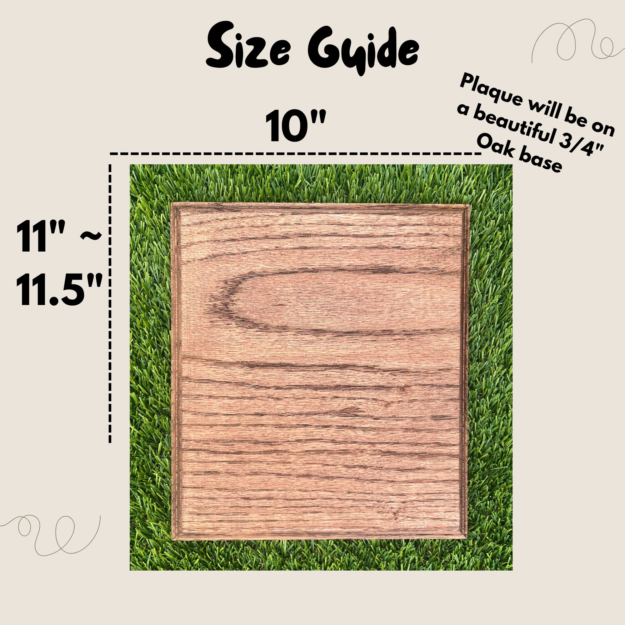 3D Custom Mascot Plaque