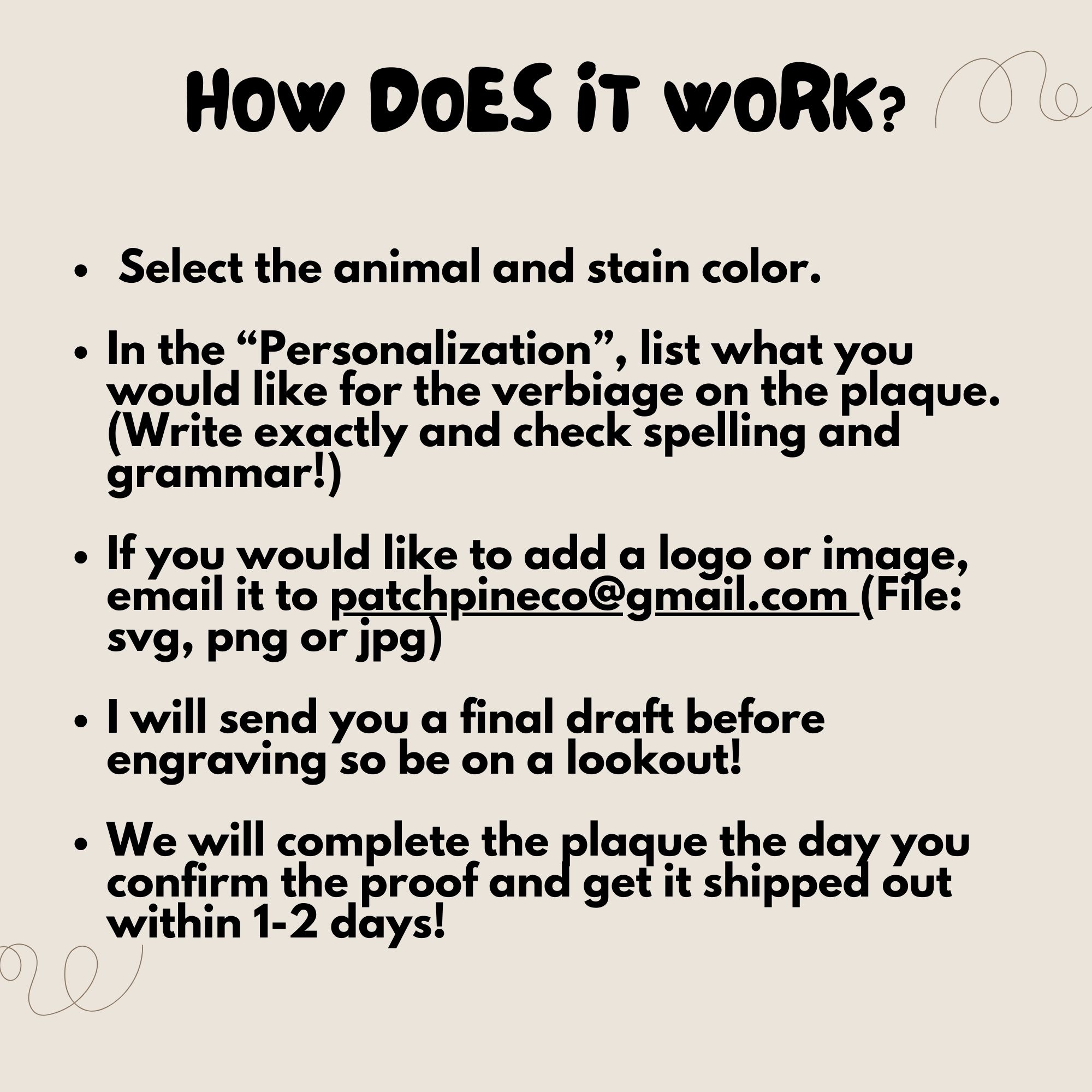 3D Custom Mascot Plaque